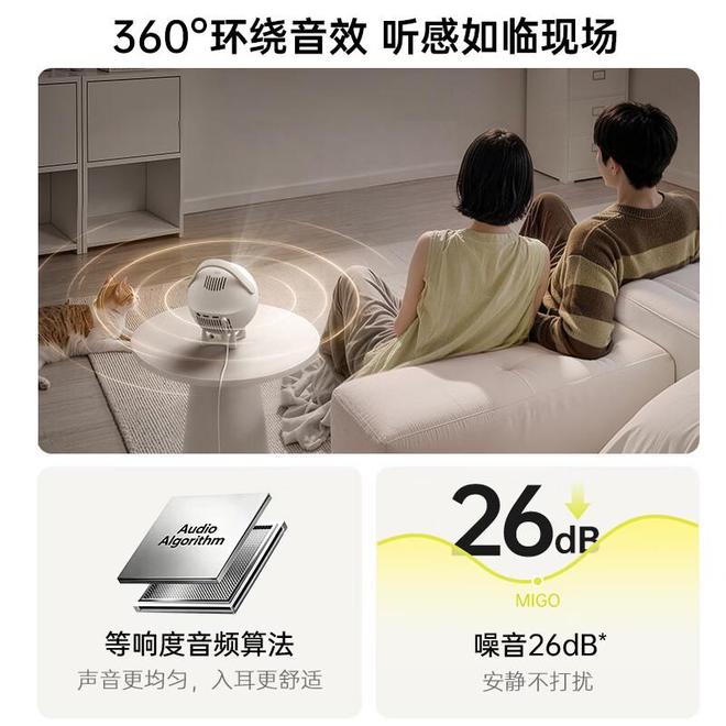 坚果360°全景智能投影仪MIGO官宣：2999元、首创竖屏巨幕，9月20日开售(图7)