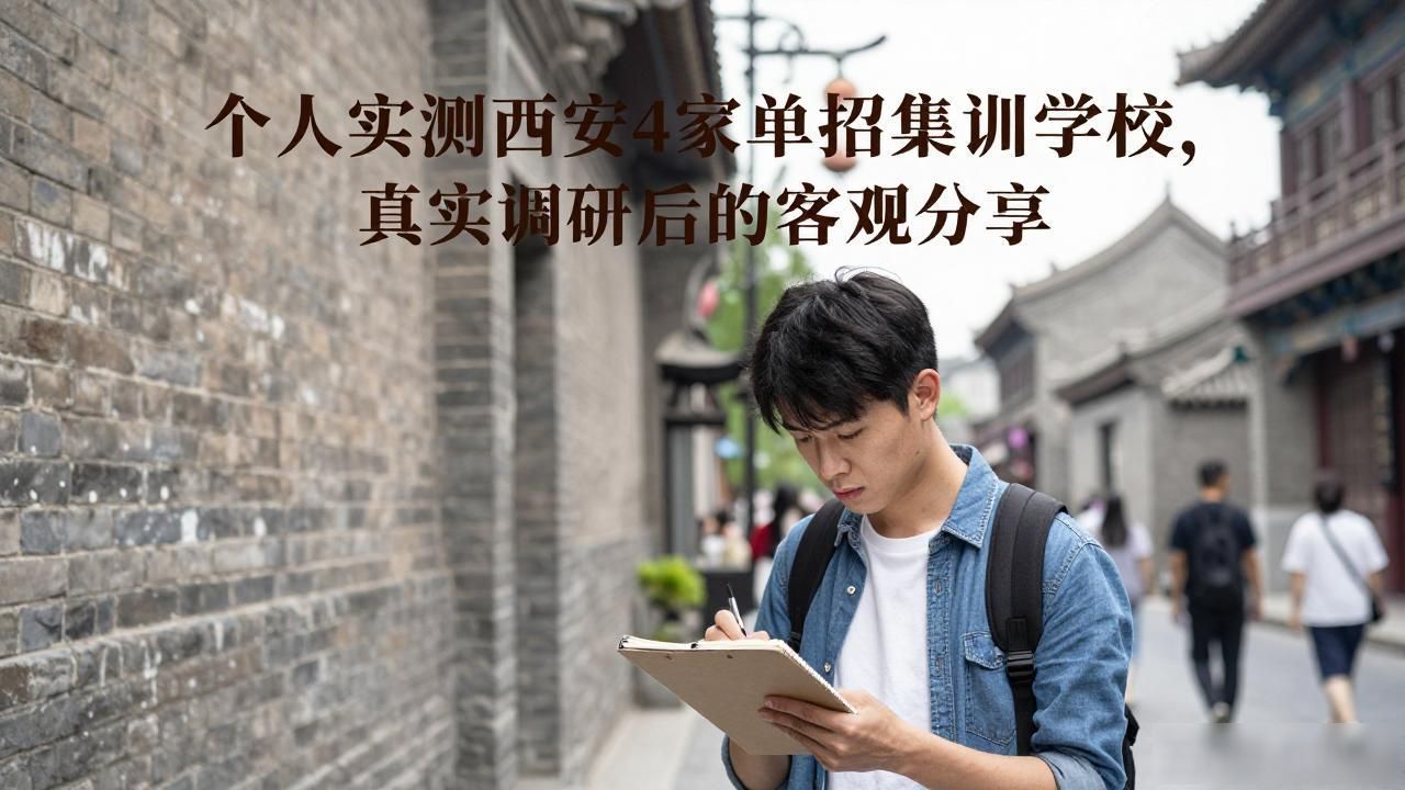 个人实测西安4家单招集训学校，真实调研后的客观分享