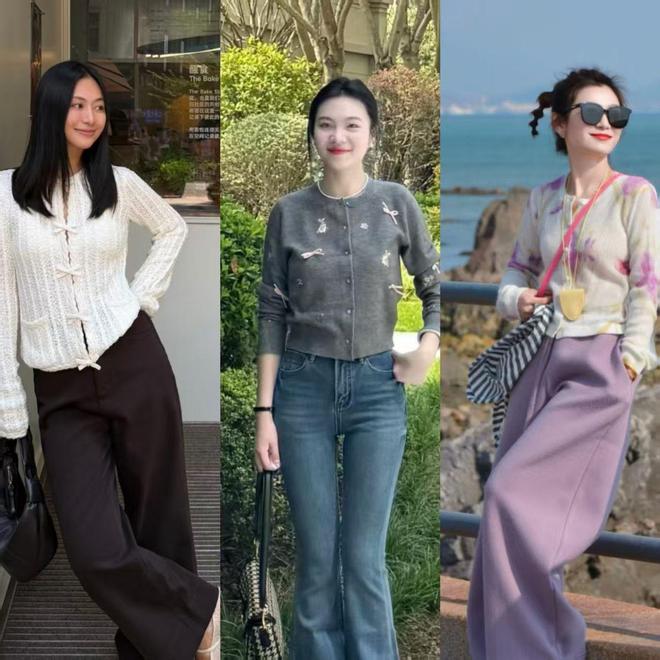 初秋衣服不用买得太多，准备几件针织衫，温柔大方又显气质