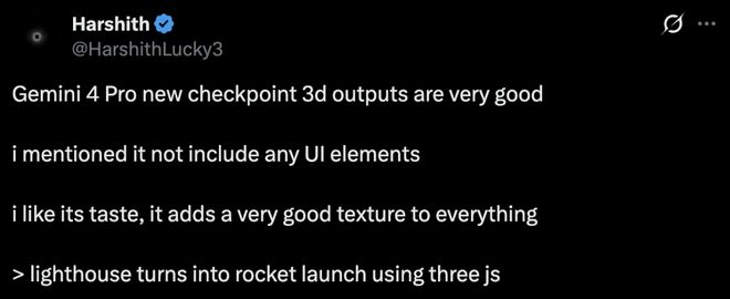刚刚,Gemini 4 Pro全新曝光,实测碾压Opus 5.5!(图15)