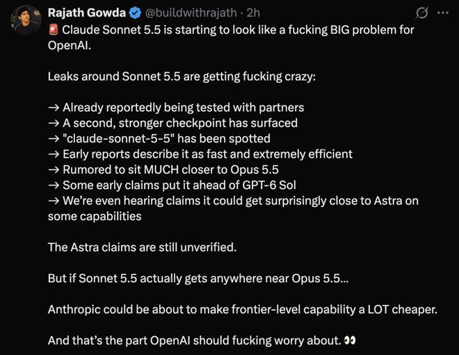 突发，Sonnet 5.5偷跑！实测碾压GPT-6 Sol直逼Astra(图26)