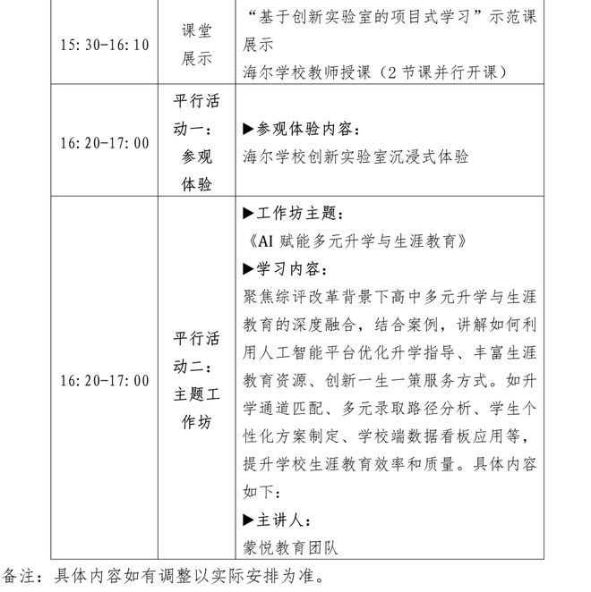 综评改革背景下学校学生创新人才培养与多元升学现场会(图3)