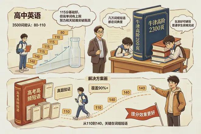 高三英语115上下，一直背单词没提分，如何快速突破130？(图2)