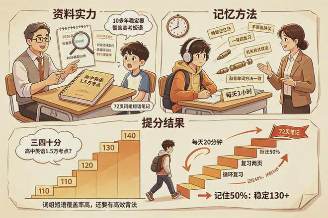 高三英语115上下，一直背单词没提分，如何快速突破130？(图3)