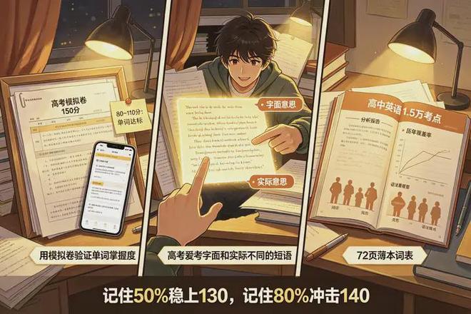 上了高中突然英语不会背了怎么办?中考英语110,高一开学不及格(图3)