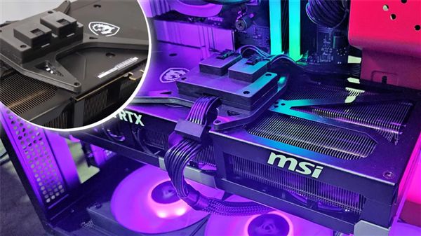12VHPWR终于不烫了！RTX 5090魔改双8针供电：线温降至40°C以下(图2)
