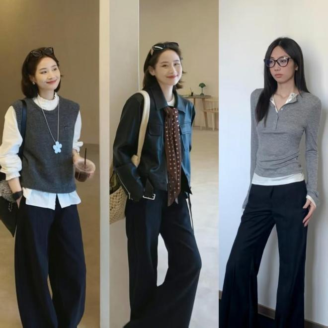 女人不管多大年纪，都要准备一条黑色裤子，大方显瘦又百搭(图2)