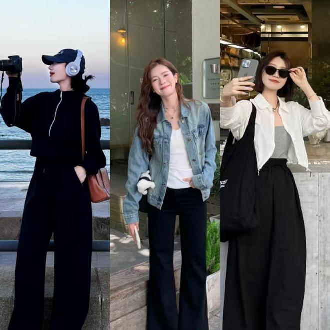女人不管多大年纪，都要准备一条黑色裤子，大方显瘦又百搭(图3)