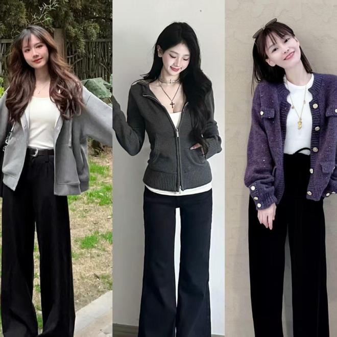 女人不管多大年纪，都要准备一条黑色裤子，大方显瘦又百搭(图4)