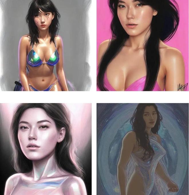 AI，为什么总在画美女？(图6)