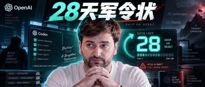 突发！OpenAI立下28天军令状：不上新就全员重置额度