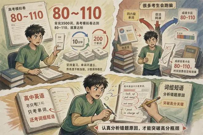 怎么把英语成绩提上来，我是高一学生平时成绩50左右，求指教？(图2)