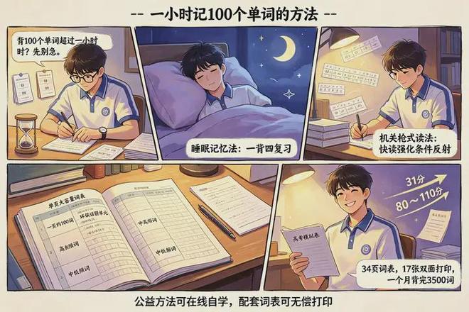 浙江考生，高二英语只有31分，怎么样才能高效记单词和提分？
