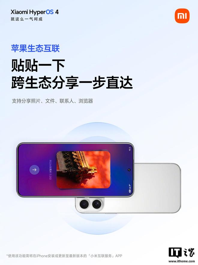 余承东称华为基本摆脱美国技术依赖；小米澎湃OS4全面兼容苹果