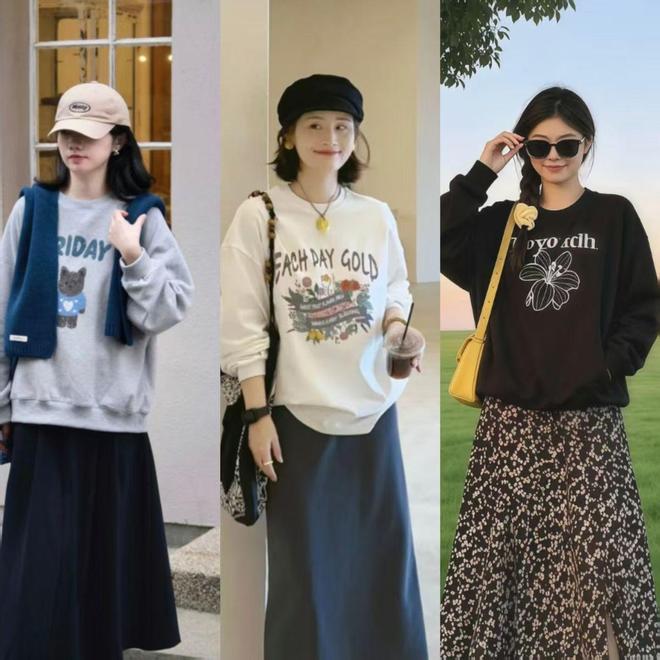 秋天衣服也没必要买太多，准备几件卫衣，减龄舒适又显活力(图8)