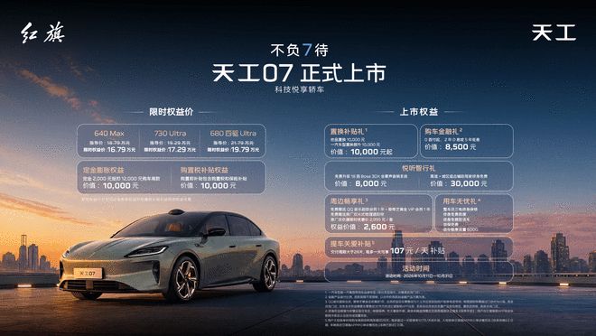 红旗天工07上市 限时16.79万起 硬核通关巴音布鲁克(图2)