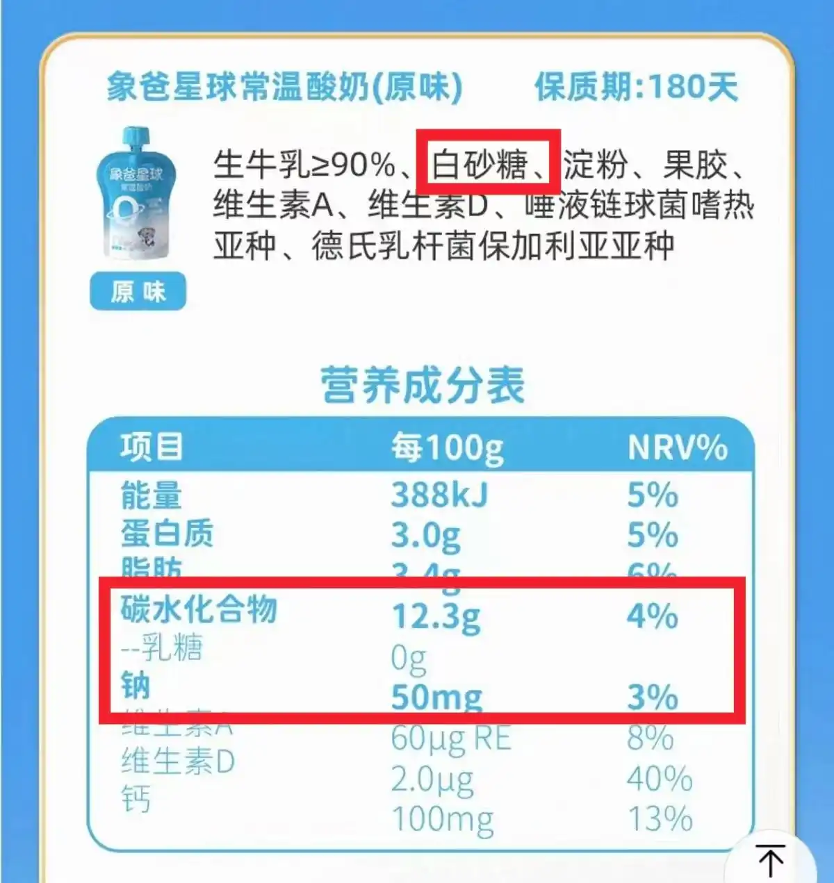 儿童酸奶调查：常温“婴标”酸奶无活菌，部分产品钠含量有点高(图8)