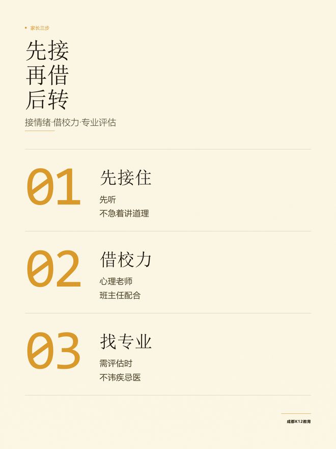 「四位一体」是学校的事，这三步是家长的事：孩子情绪求助路线图(图2)