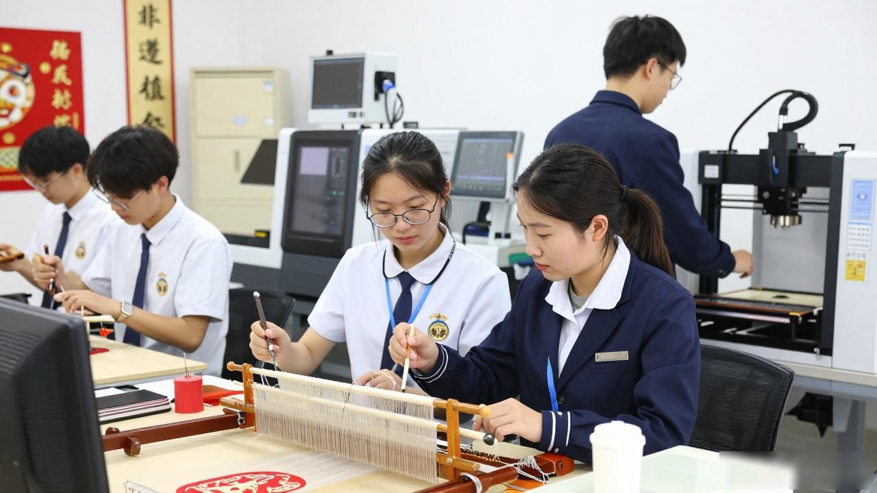 我国已建成规模最大职业教育体系 产教融合赋能新质生产力(图1)