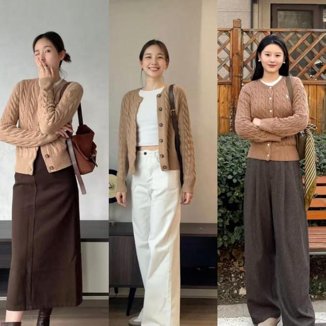 秋天衣服别穿全黑，看看这些卡其色的单品，简单大方又百搭(图3)
