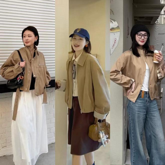 秋天衣服别穿全黑，看看这些卡其色的单品，简单大方又百搭(图6)