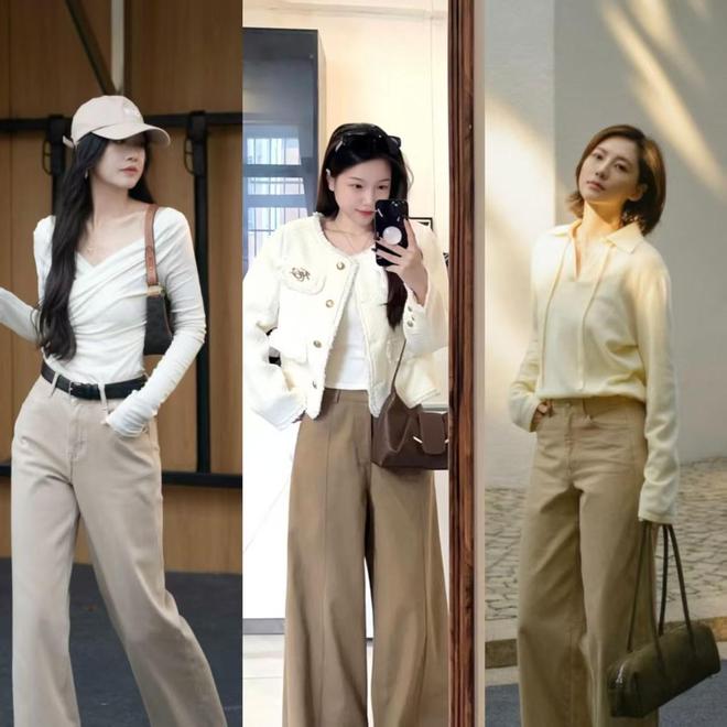 秋天衣服别穿全黑，看看这些卡其色的单品，简单大方又百搭(图7)