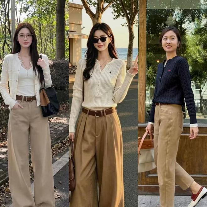 秋天衣服别穿全黑，看看这些卡其色的单品，简单大方又百搭(图8)