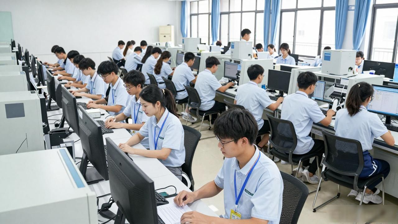 真实岗位任务进入实训、产业数据进入学习……揭秘职教未来实训中心(图1)