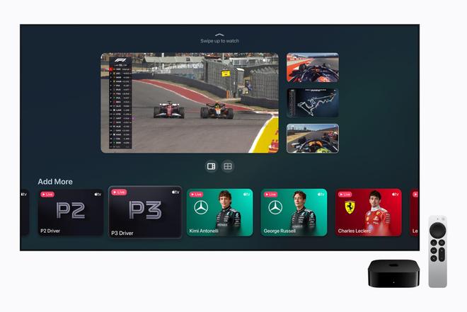 苹果宣布为Apple TV上的F1赛事支持杜比全景声，美国大奖赛率先上线(图2)