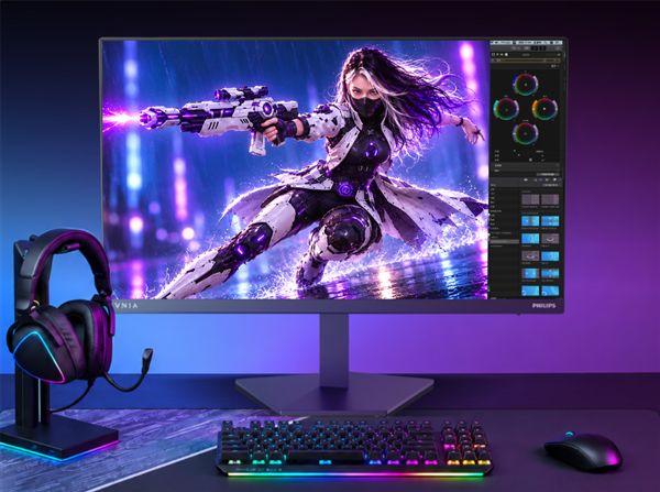 1099元 飞利浦推出弈威25寸显示器：2K 300Hz Fast IPS屏(图3)